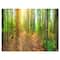 Designart - Dense Forest Panorama - Landscape Canvas Art Print